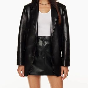 Babaton Leather Blazer